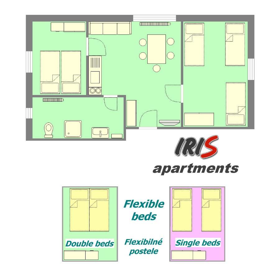 Apartments Iris Liptovsky Mikulas Exterior photo